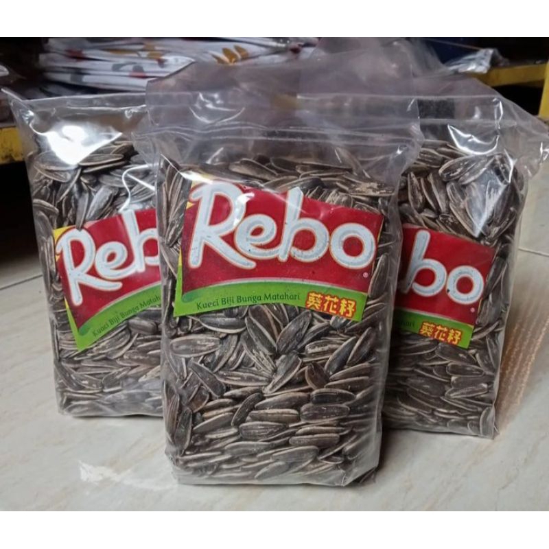 

Kuaci Rebo Snack Branded Kemasan Plastik Berat 240gr