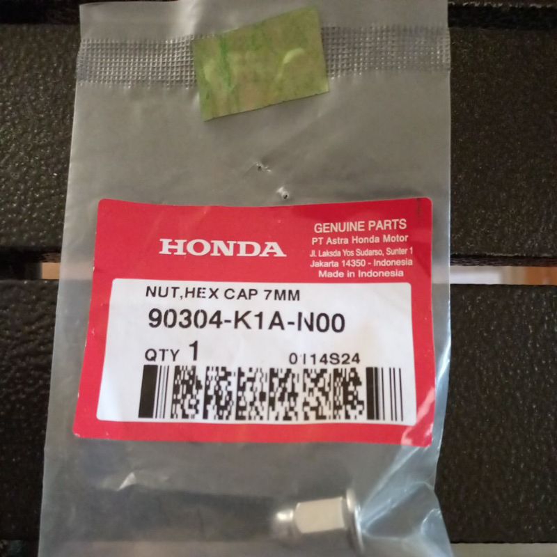 Nut Hex Cap 7MM Mur Knalpot Honda Vario 125 150 eSP Beat Street K1A Scoopy eSP K2F 90304K1AN00