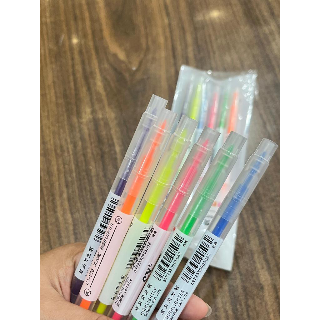 

Stabilo 2 Sisi (1 Pack Isi 6pcs) Highlighter Colorful / Perlengkapan Alat Tulis Kantor Sekolah Anak