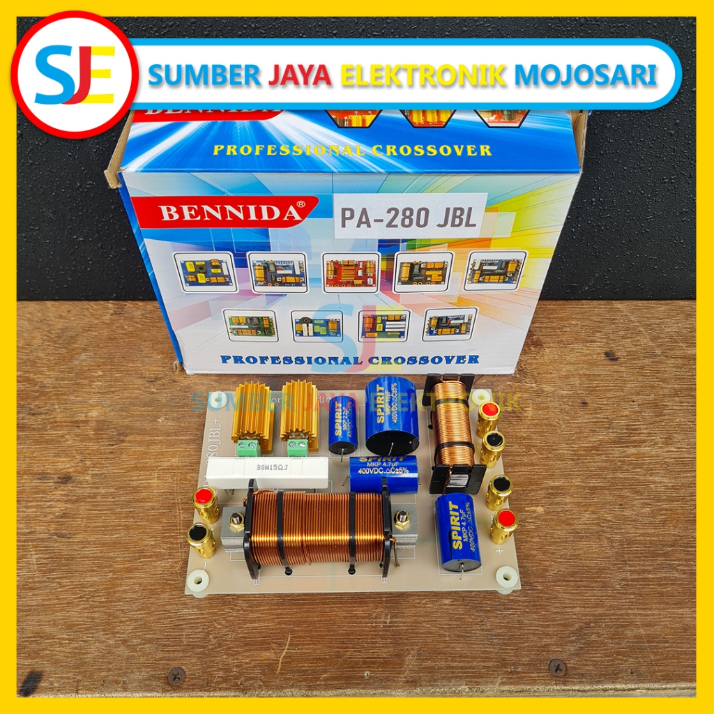 Crossover 2 Way Wofer High Bennida PA 280JBL