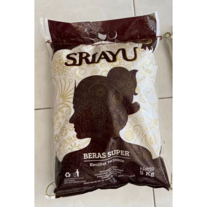 

Sriayu Beras Super Kwalitet Terjamin 5 Kg