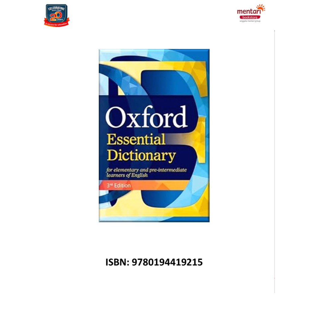 Oxford Essential Dictionary (3E) Pack | Kamus Bahasa Inggris Oxford