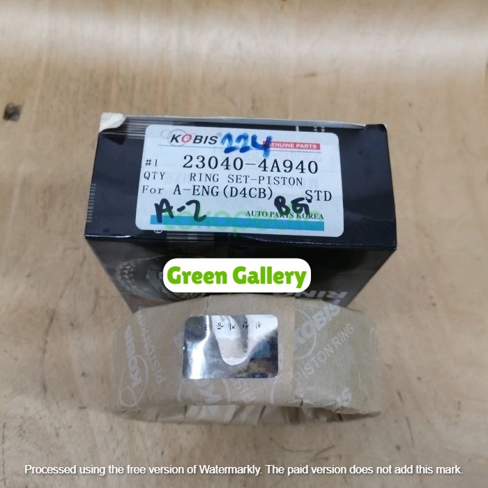 Ring seher piston hyundai h1 diesel a2