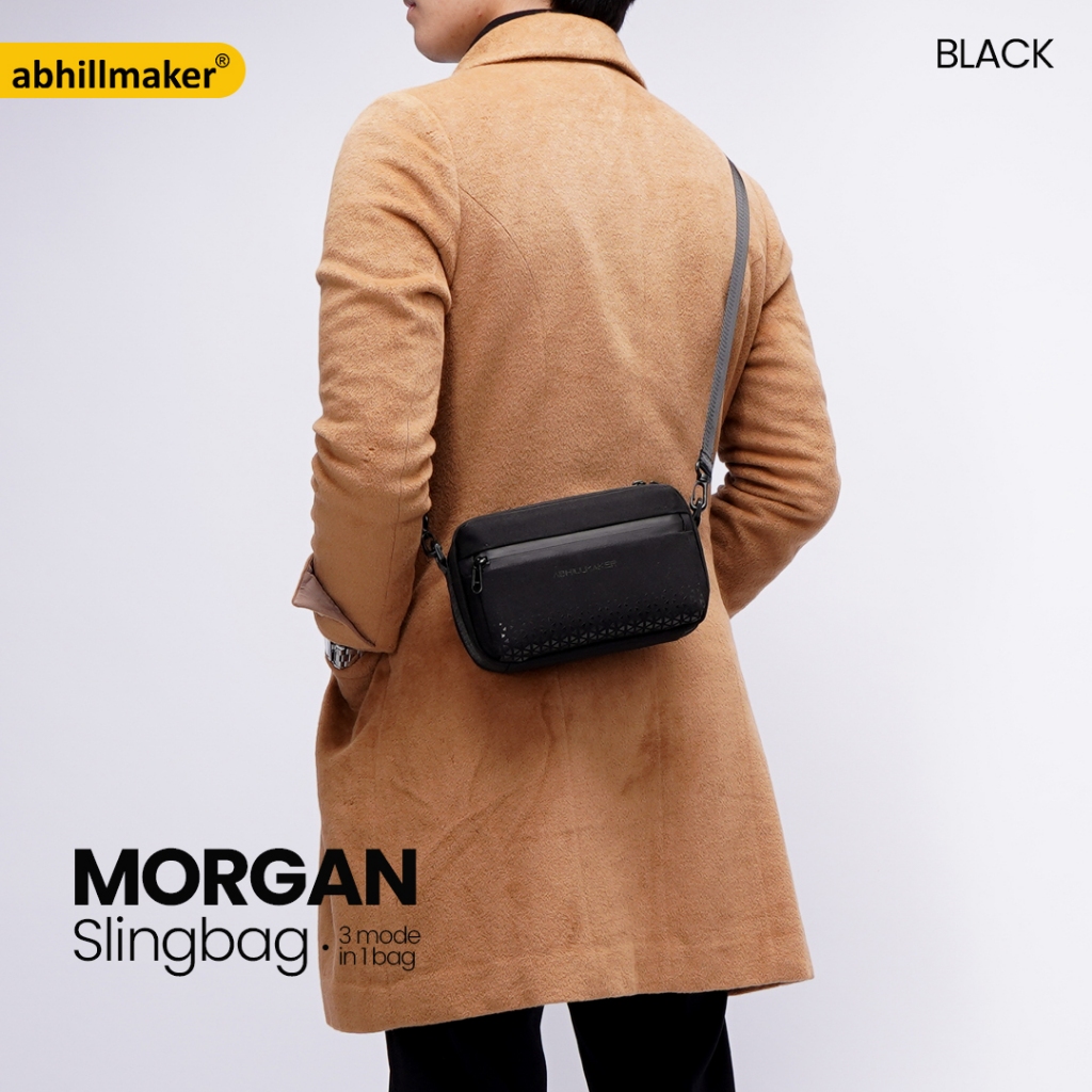 best seller abhillmaker hand bag morgan - clutch bag / sling bag tas tangan anti air