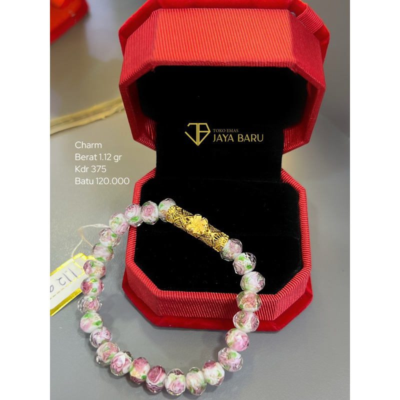 charm bambu bunga kuning