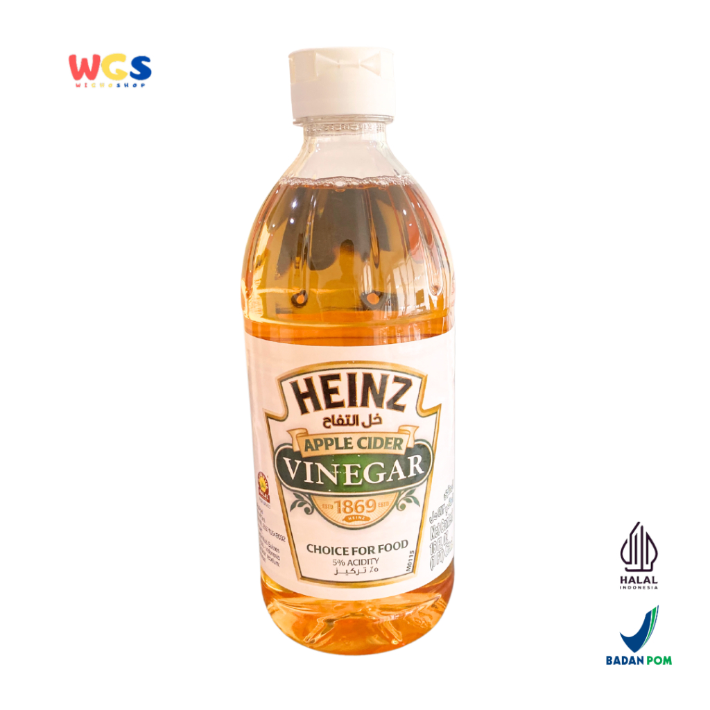 

Heinz Apple Cider Vinegar 473ml - Cuka Apel Murni untuk Kesehatan, Kuliner, dan Perawatan Alami