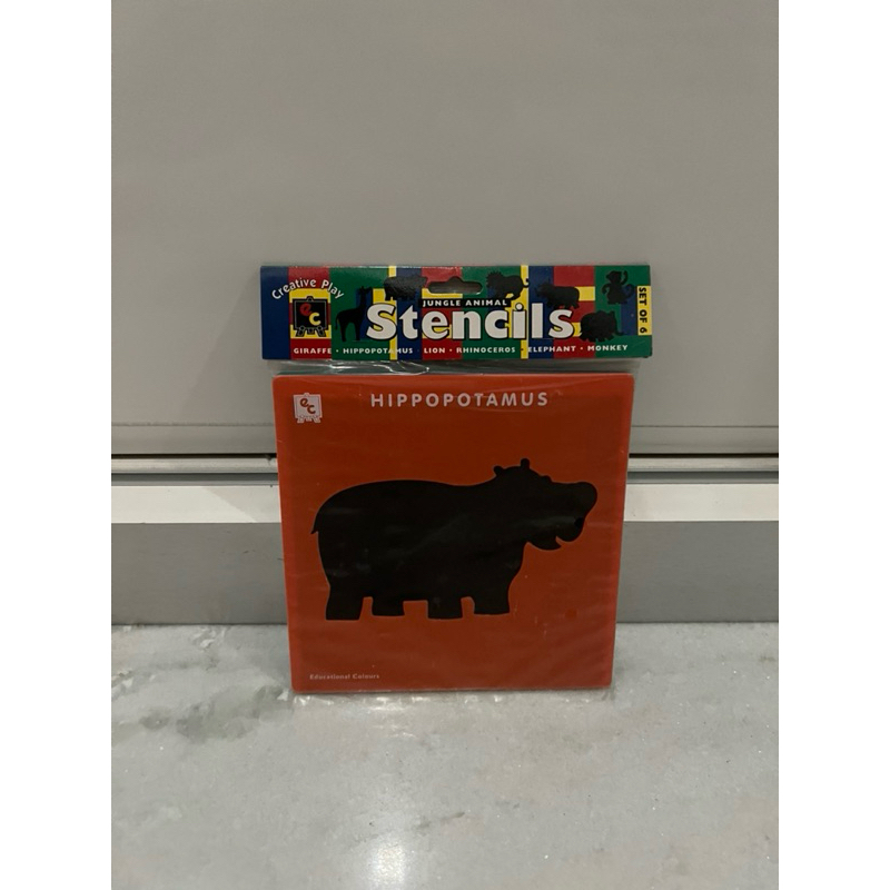 

New; Creative Play EC Stencils series Jungle animals