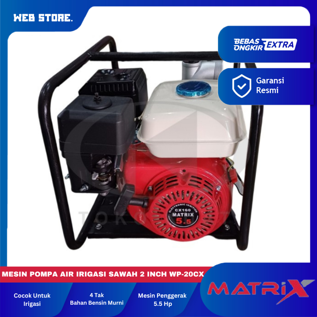 Pompa Air Sedot Banjir Kolam Sawah Water Pump 2'' WP 20CX WP-20CX MATRIX