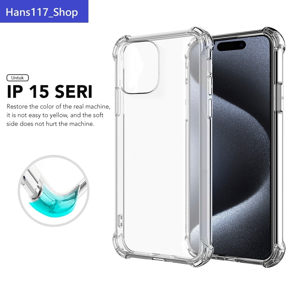 Softcase Anticrack - BENING Iphone 15 14 13 12 11 Pro Pro Max Promax PLus + X Xs Xr Xsmax SIlicone /