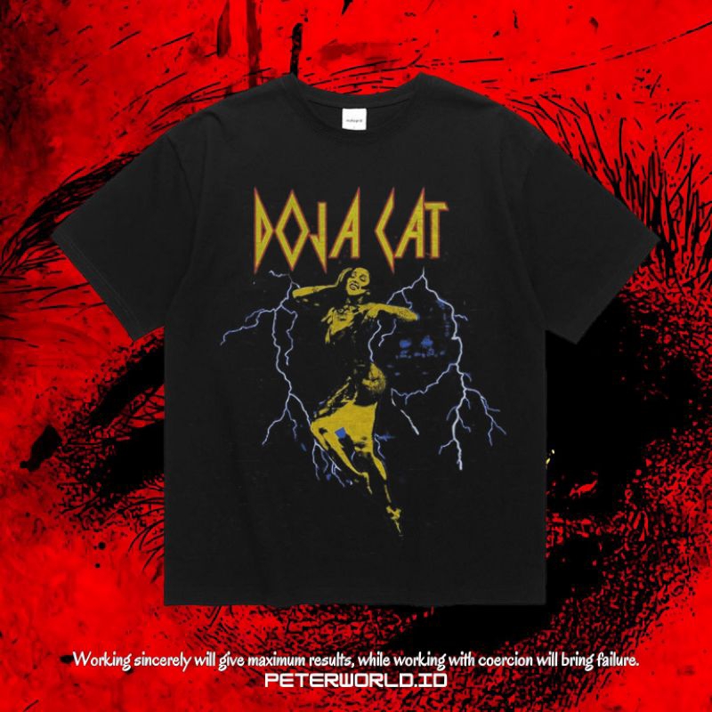 Peterworld "Doja Cat" Kaos | T shirt | Kaos Doja Cat Vintage Tee