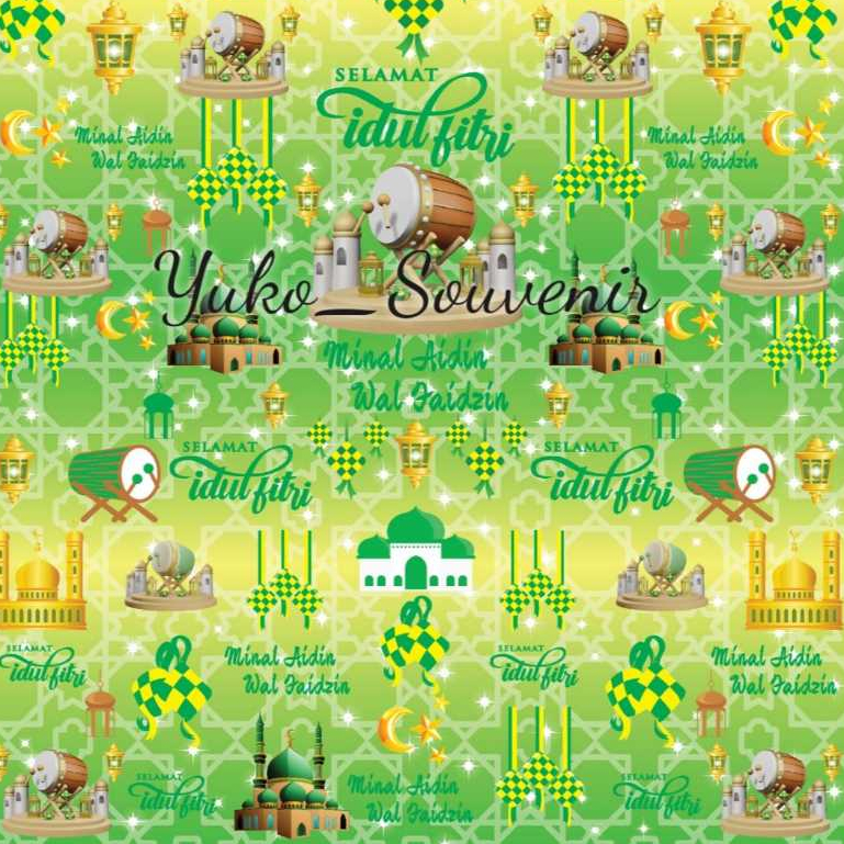 

Kertas Kado Idul Fitri Lebaran Dekorasi Idul Fitri Dekorasi Lebaran Kertas Kado Lebaran Murah Glossy Tebal