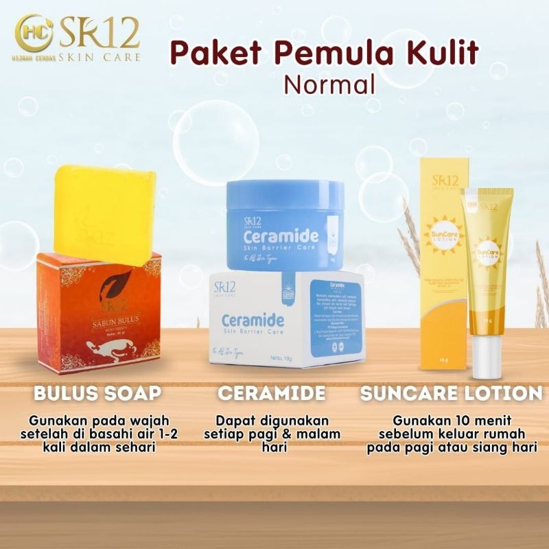 SK12 Paket Pemula Kulit Normal Sabun Bulus Soap