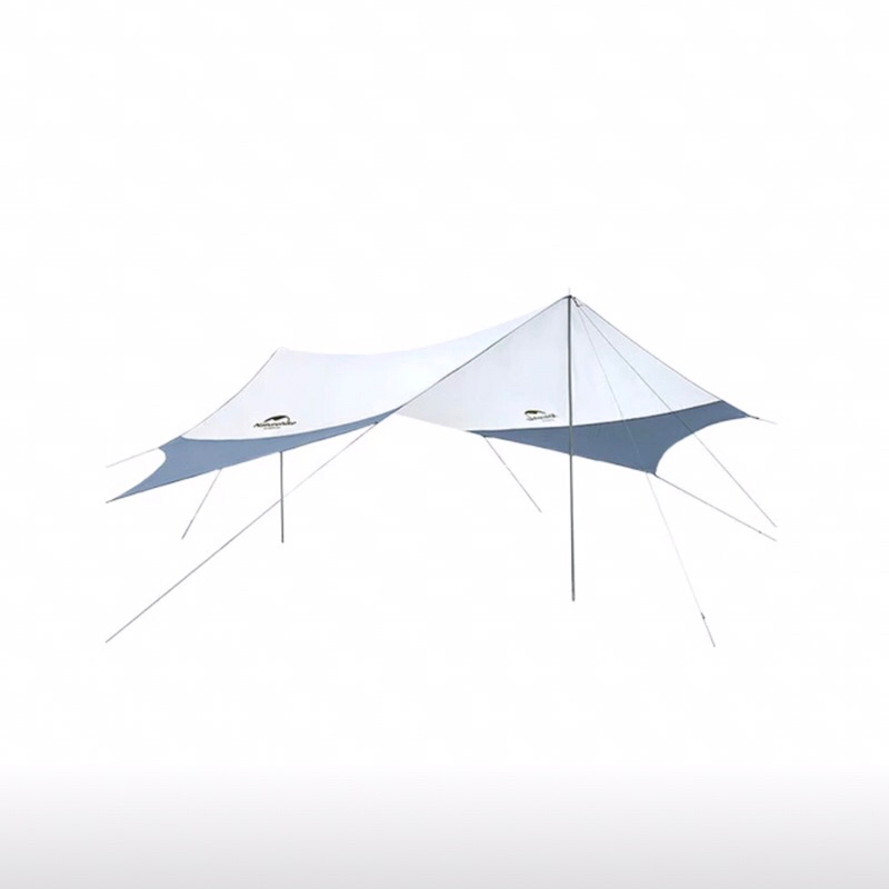 Naturehike NH16T013-S/ NH16t012-S Large Tarp Hexagon With Poles