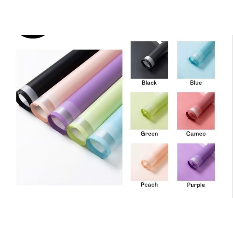 

TRANSPARANT BORDER CELLOPHANE PAPER FLOWER/ KERTAS BUNGA / CELLOPHANE TRANSULANT