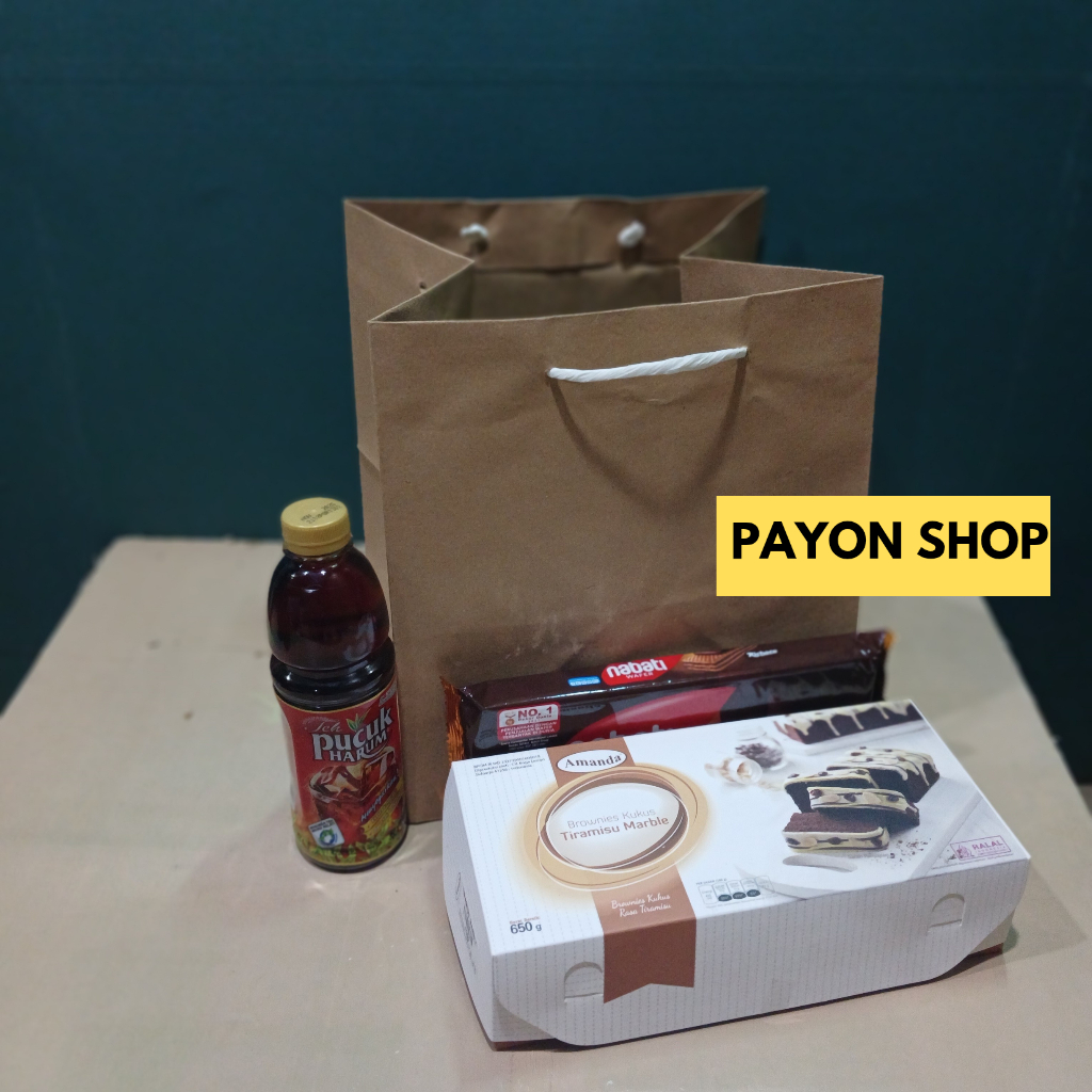 

Paper Bag Hampers Bento Coklat
