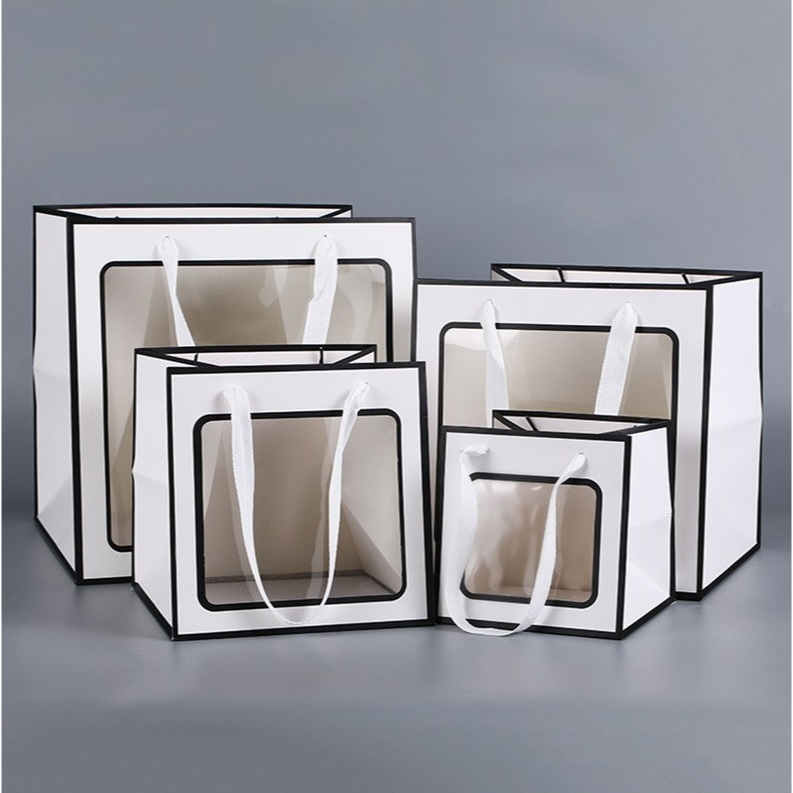 

Tas Tenteng Kertas Model Square (Segi Empat) | Goodie Bag Square | Tas Hampers | Tas Souvenir