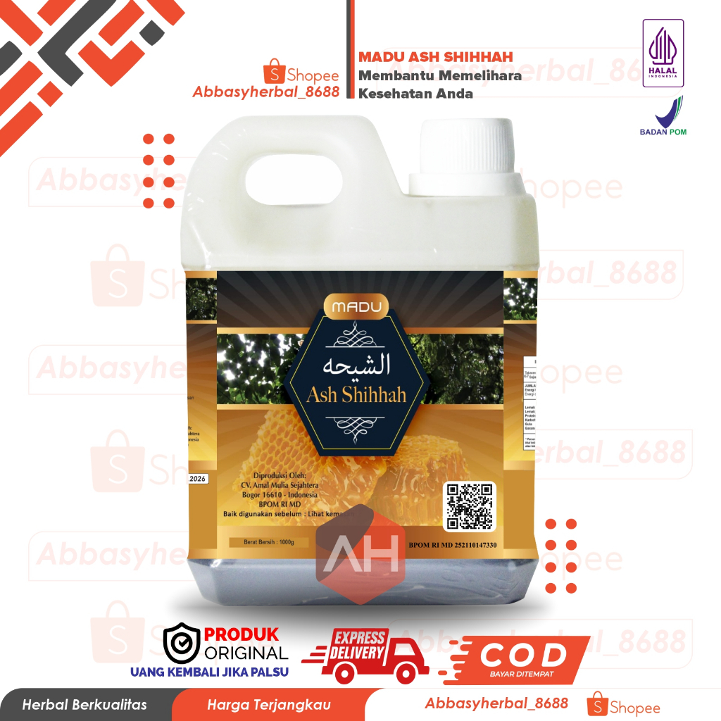 

Abbasy Herbal_Madu Ash Shihhah | Madu Mix | Honey | Original Product isi 1kg