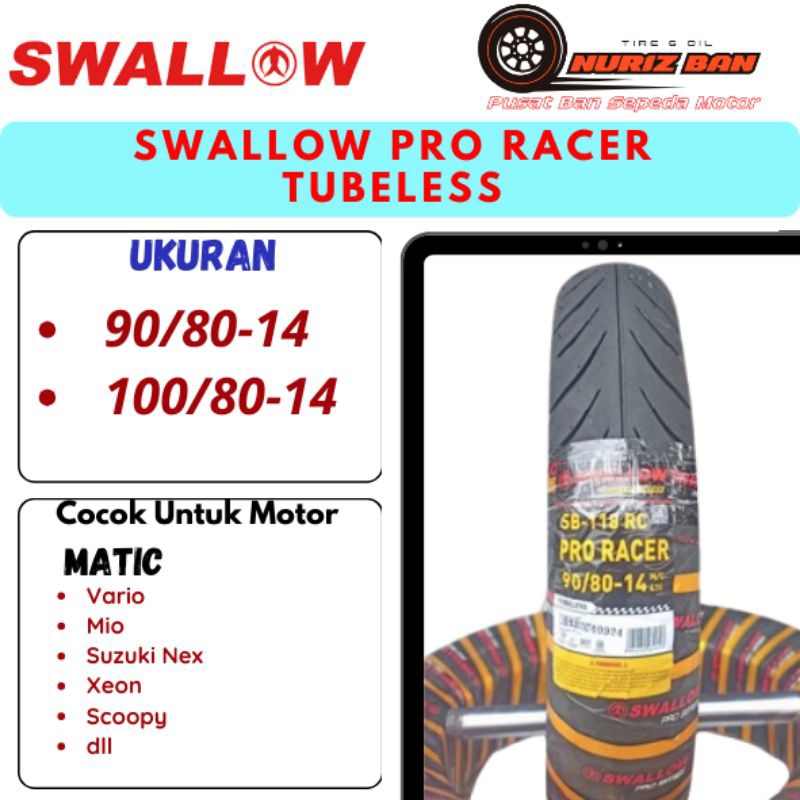 Swallow Pro Racer Ring 14 Tubeless