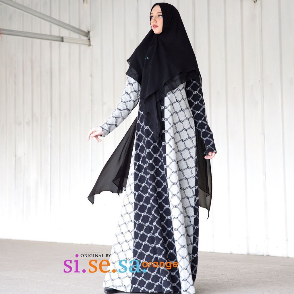 [SILMIKAFF] SISESA Khimar Sumayya Sumaya Gamis Syari Hijab Jilbab Premium Swarovski Original Klasik 