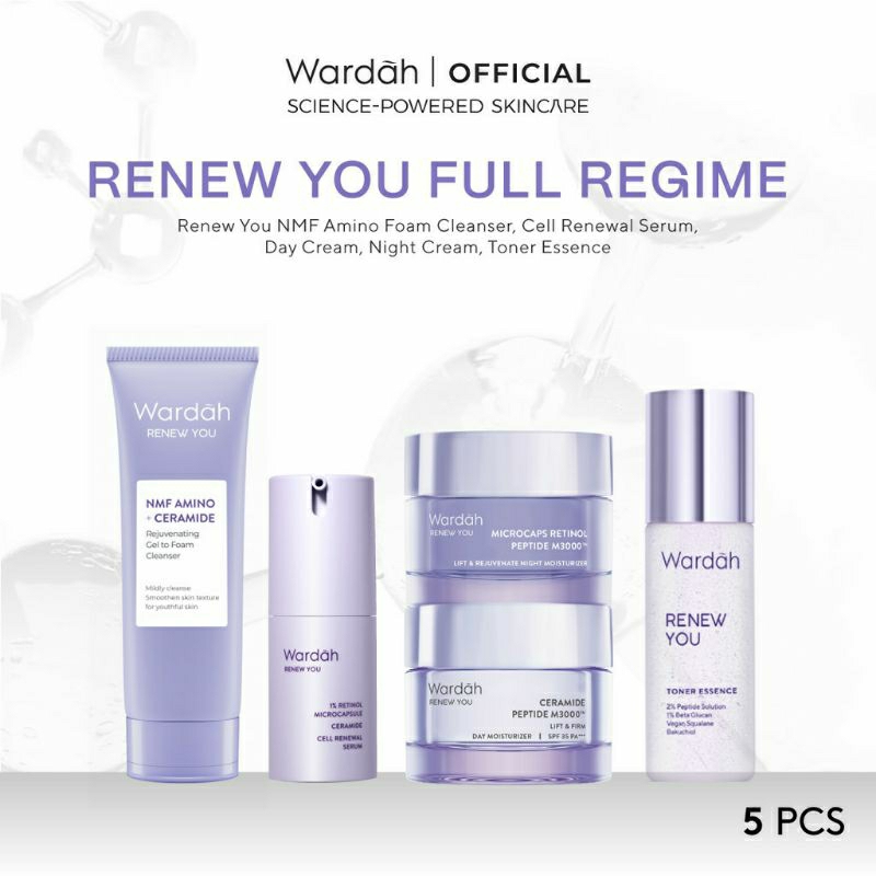 Wardah Renew You Full Regime Paket lengkap