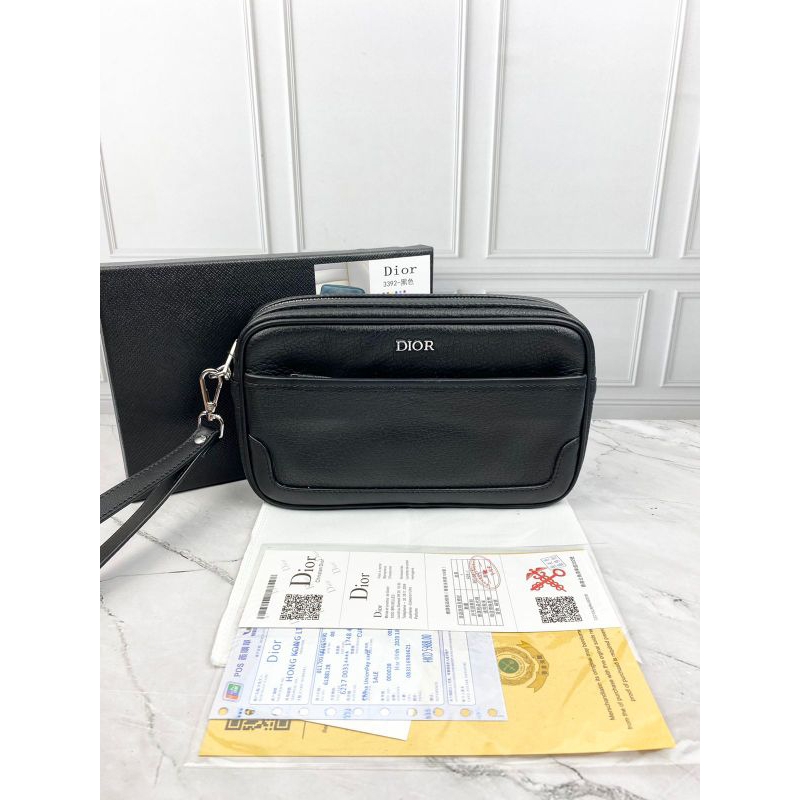 Tas Handbag Pria Dior Hitam Kulit 59