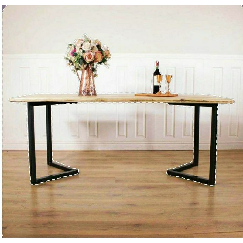 kaki meja besi hollow minimalis