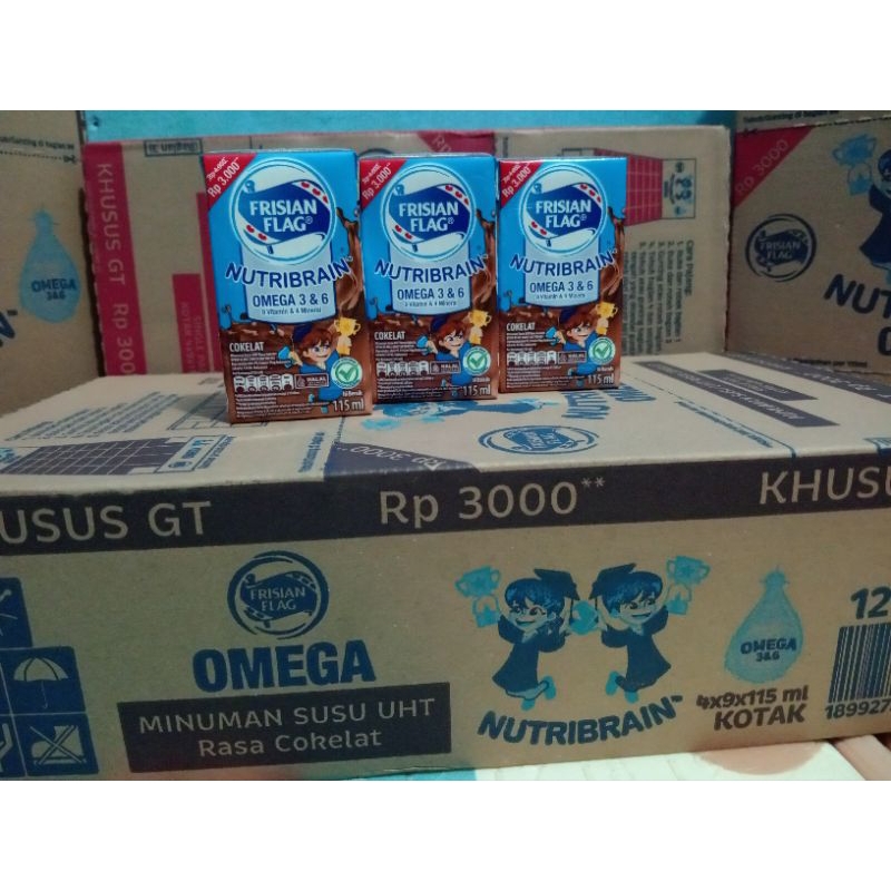 

UHT OMEGA FRISIAN FLAG 115 ML RASA COKLAT / 1 karton