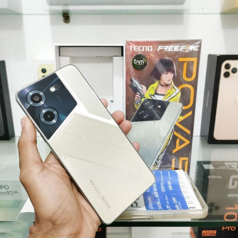 TECNO POVA 5 8/256 FULLSET SECOND ORIGINAL