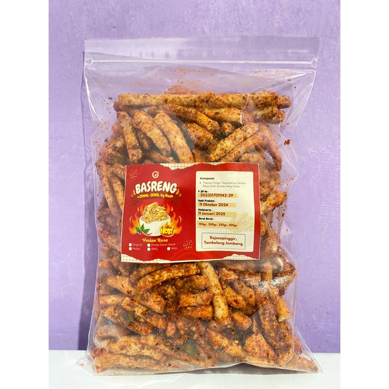 

Basreng Pedas Daun Jeruk 500gr Renyah by cemalcemil