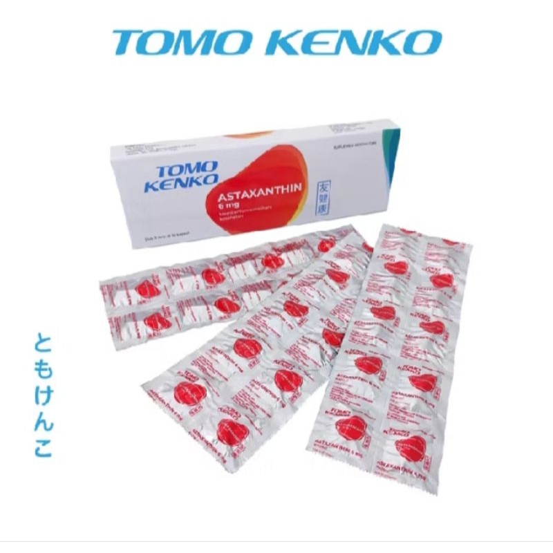 tomo kenko astaxanthin 6 mg strip READY STOK