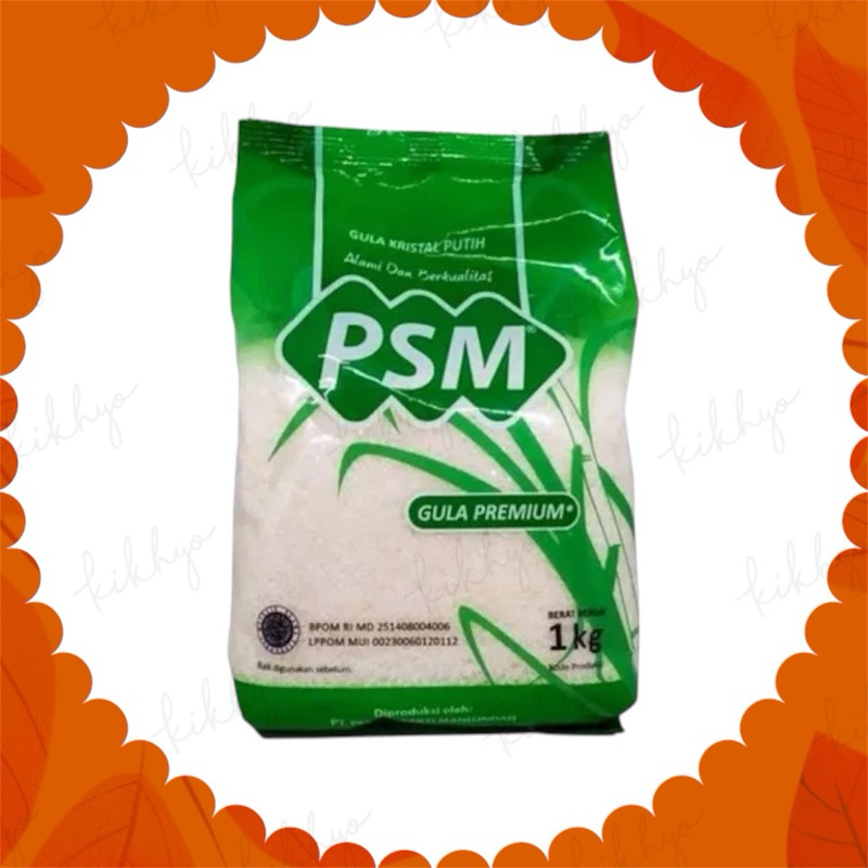 

PSM Gula Pasir Premium Alami dan Berkualitas Asli Tebu 1 Kg