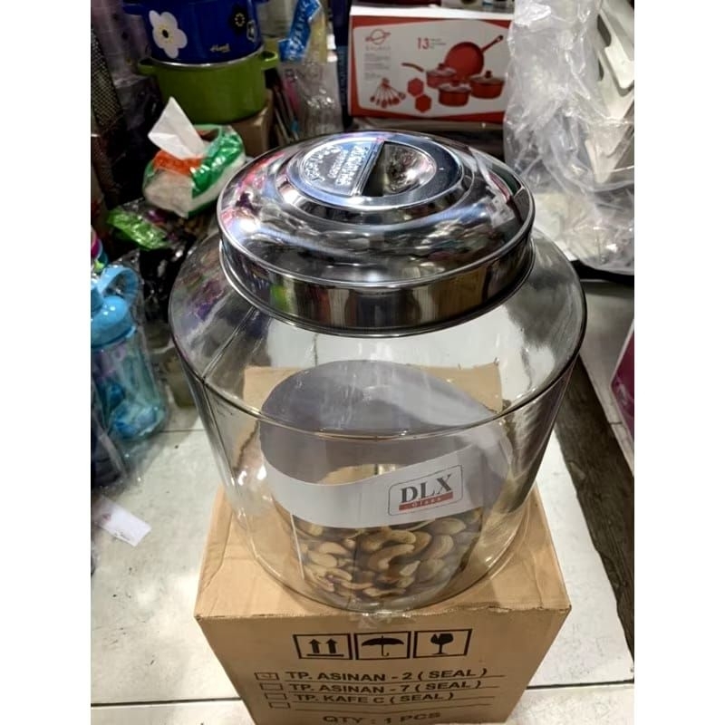 TOPLES KERUPUK)/ TOPLES ASINAN bahan kaca kedap udara