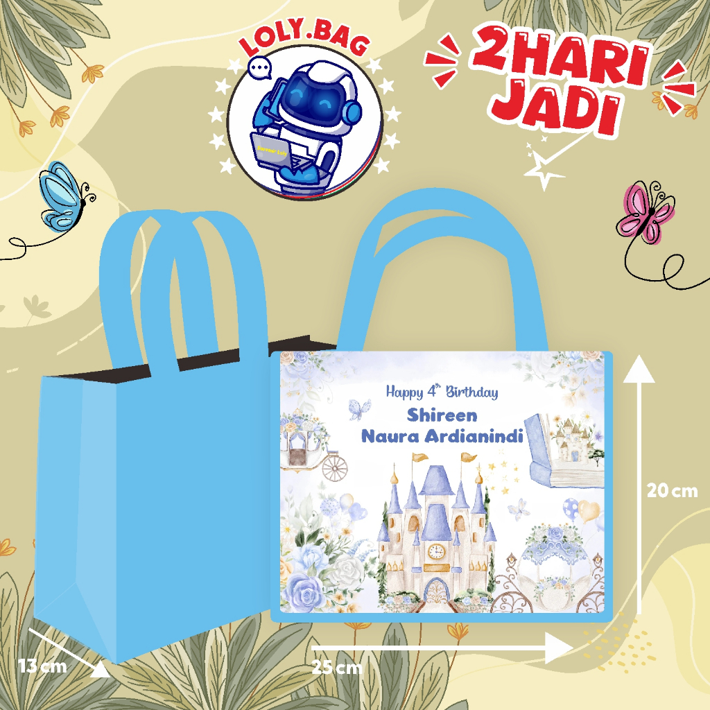 

Tas Ulang Tahun / Tas Terlaris / Tas Ultah / Goodie Bag Ultah / Tas Ulang Tahun Anak / Tema FairyTale