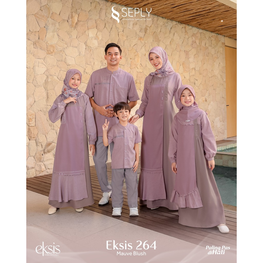 EKSIS 264 MAUVE BLUSH BY SEPLY SARIMBIT SERIES 2025 MEYRA 368 / SELIA 171 / KASEO 235 / KLIKO 171