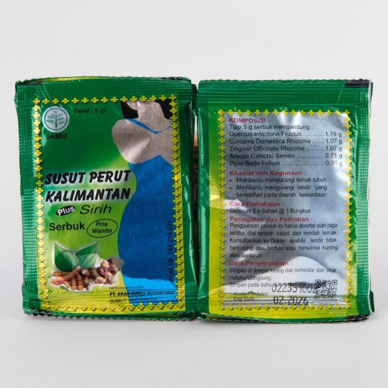 Susut perut Kalimantan Jamu/kapsul 100% ORI