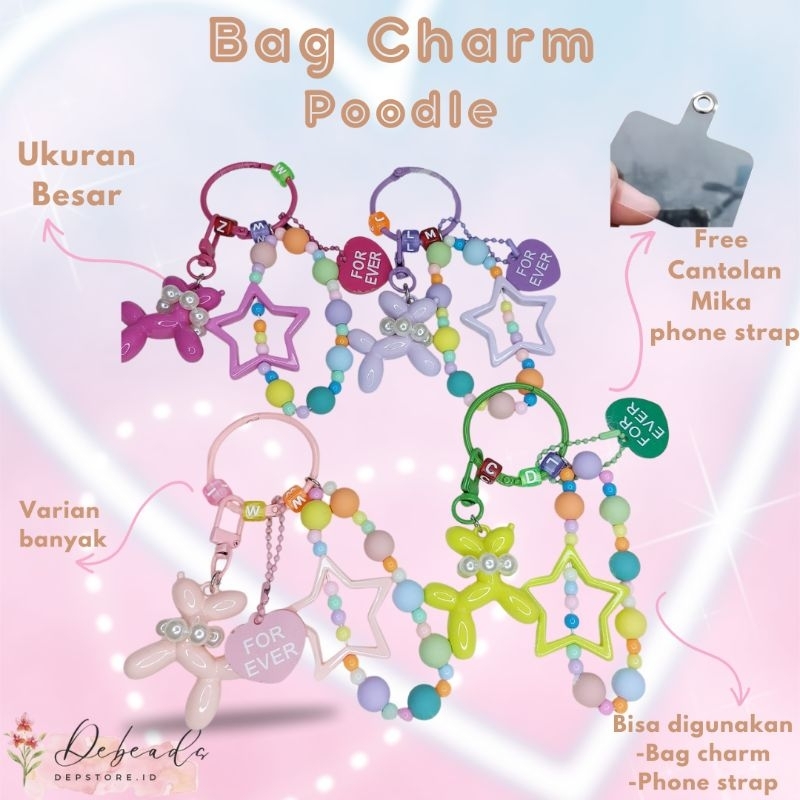 Gantungan Hp Free Cantolan mika Phonestrap | Phonestrap | Gantungan Tas | Gantungan Kunci