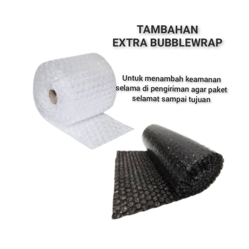 

Bubble wrap tambahan packing