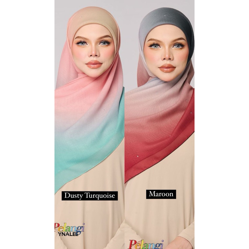 Paris Pelangi swarovski by Leyanaa Rahman Ynalee / segiempat leeyana Rahman/ paris premium/ paris gr
