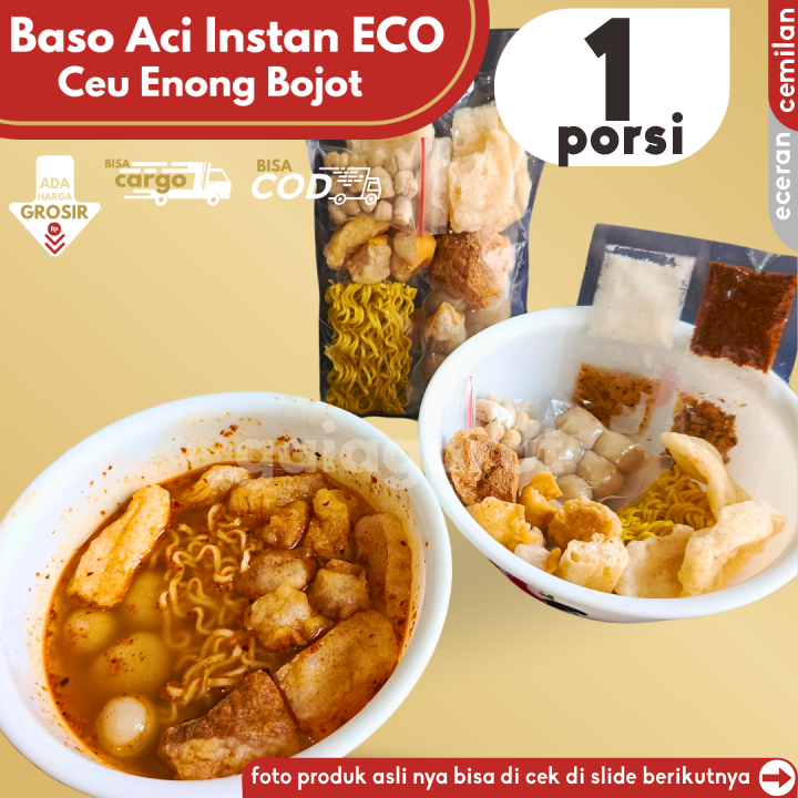 

Baso Aci Instan ECO EKONOMIS Ceu Enong Asli Bojot Viral