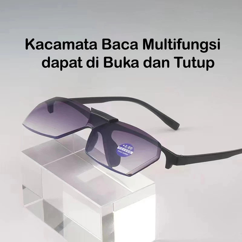 KACAMATA READY BACA Plus Sporty  CLIP ON Pria/Wanita , Kacamata Rabun Dekat Plus | Frame Kacamata An