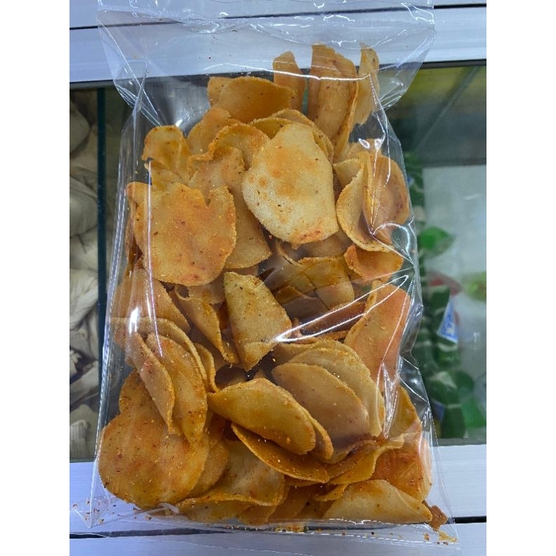 

Keripik Moring Pedas 250gr Gurih Renyah Murah