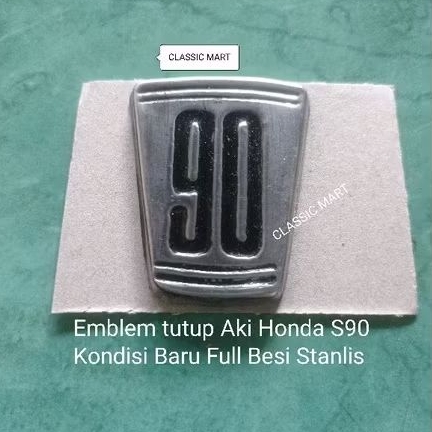 EMBLEM TUTUP AKI HONDA S90 S90Z 90Z ASTRA