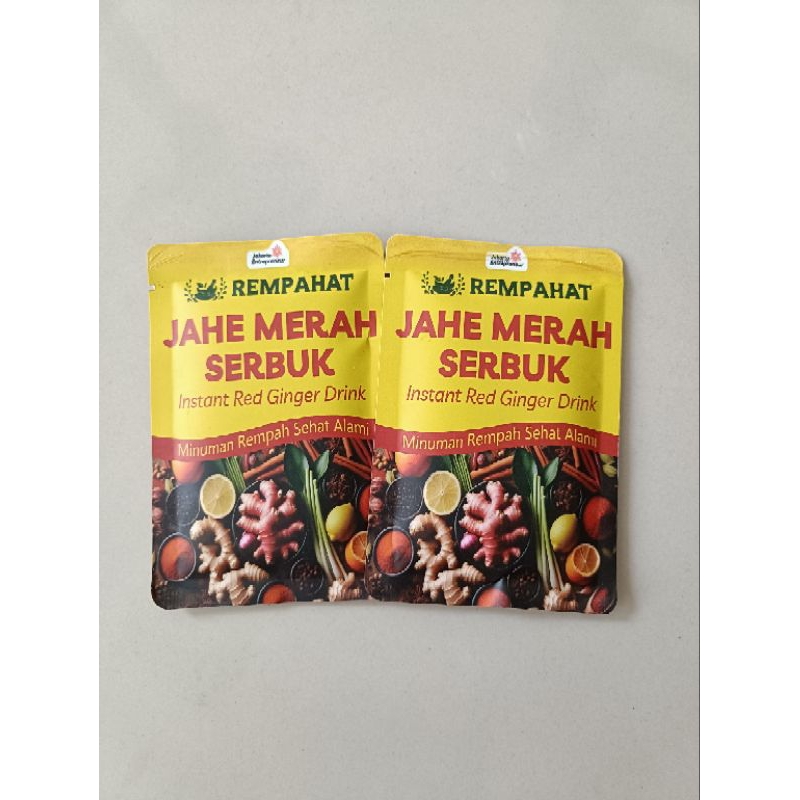 

Minuman jahe merah serbuk