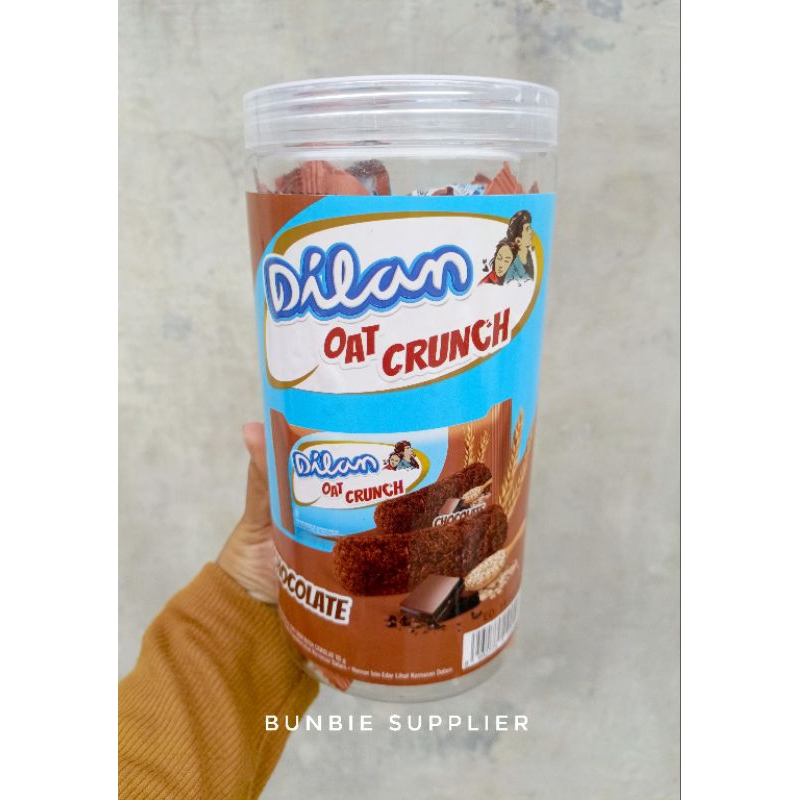 

DILAN Oat Crunch Rasa Cokelat Toples ISI 25pcs x 10gr