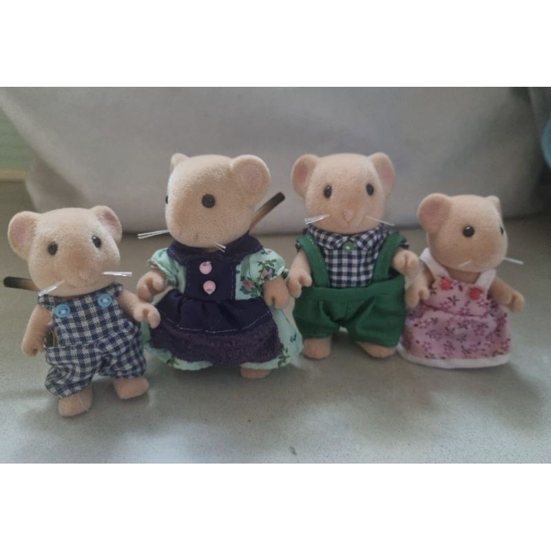 preloved Sylvanian Family: Dormouse (2008 Rare)