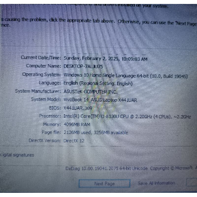 Mainboard mobo laptop asus x441 x441u x441ur core i3 gen 8 ram 4gb normal