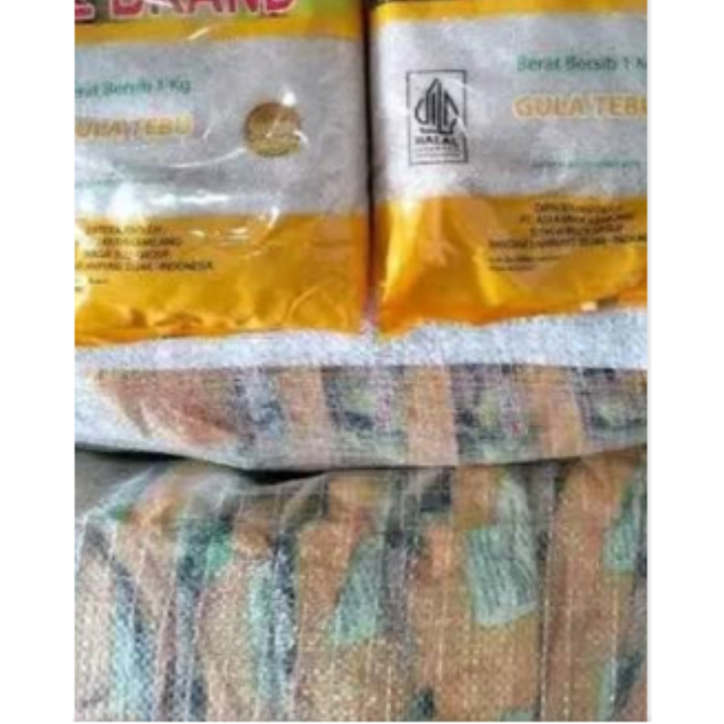 

gula rose brand kemasan random hijau kuning