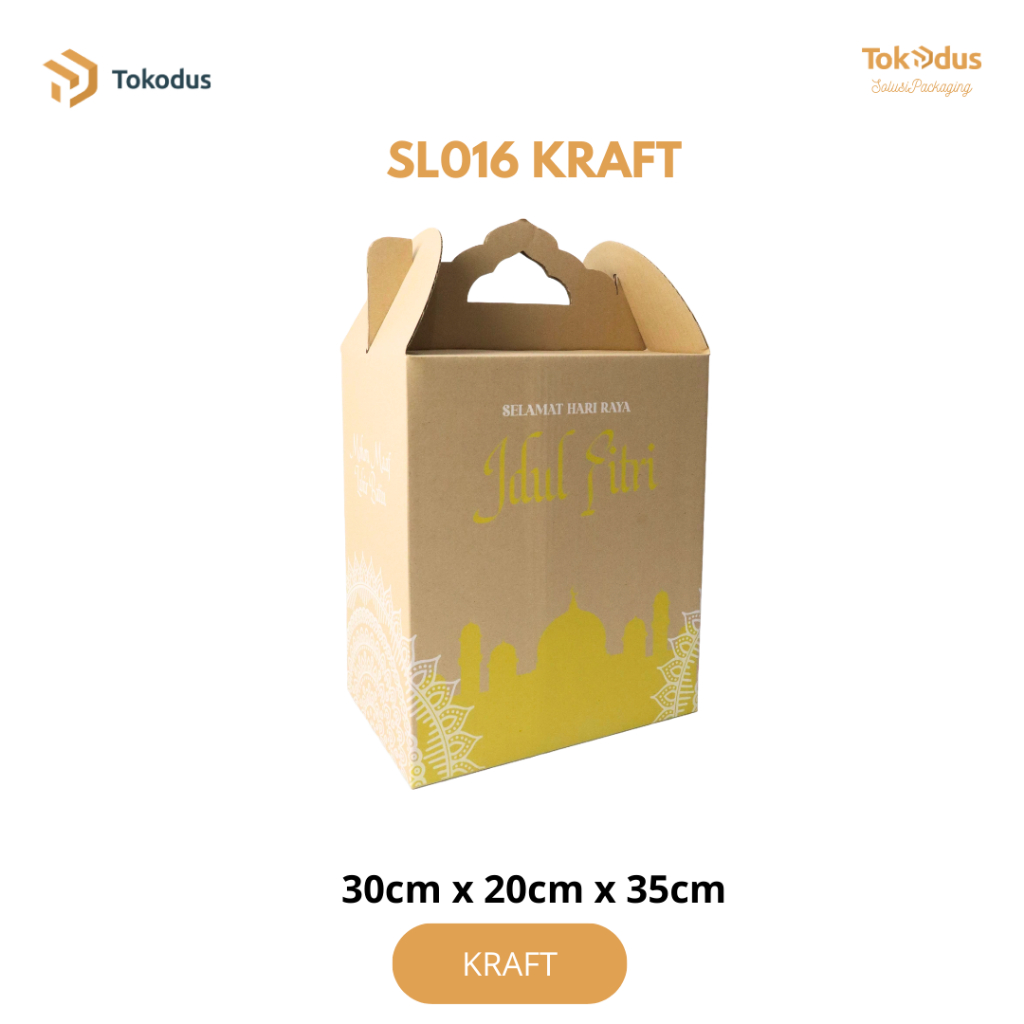

Parcel Box Lebaran Dus Spesial Hari Raya Idul Fitri uk 30 x 20 x 35 | Tokodus Buahbatu