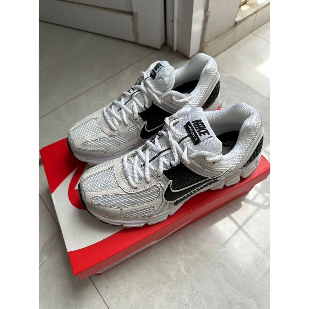 Nike Vomero 5 Original Bekas Review 42 White Putih Black Hitam