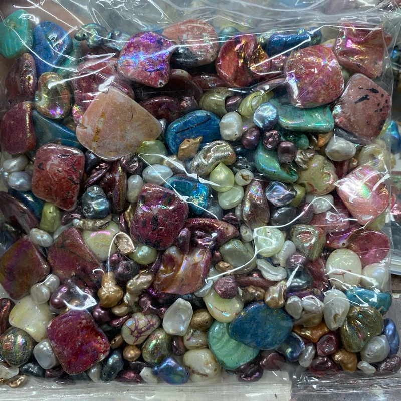 Manik Manik Kerang Campur Mutiara 500gram